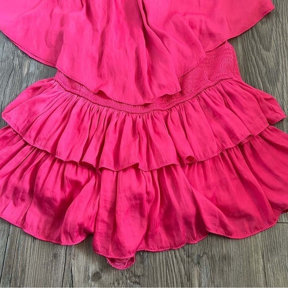 NWT Pants Store Tube Top Ruffle Dress With Shorts Large - Picture 3 of 9